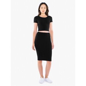 LNWOT America Apparel Classic Black Pencil Skirt Size M